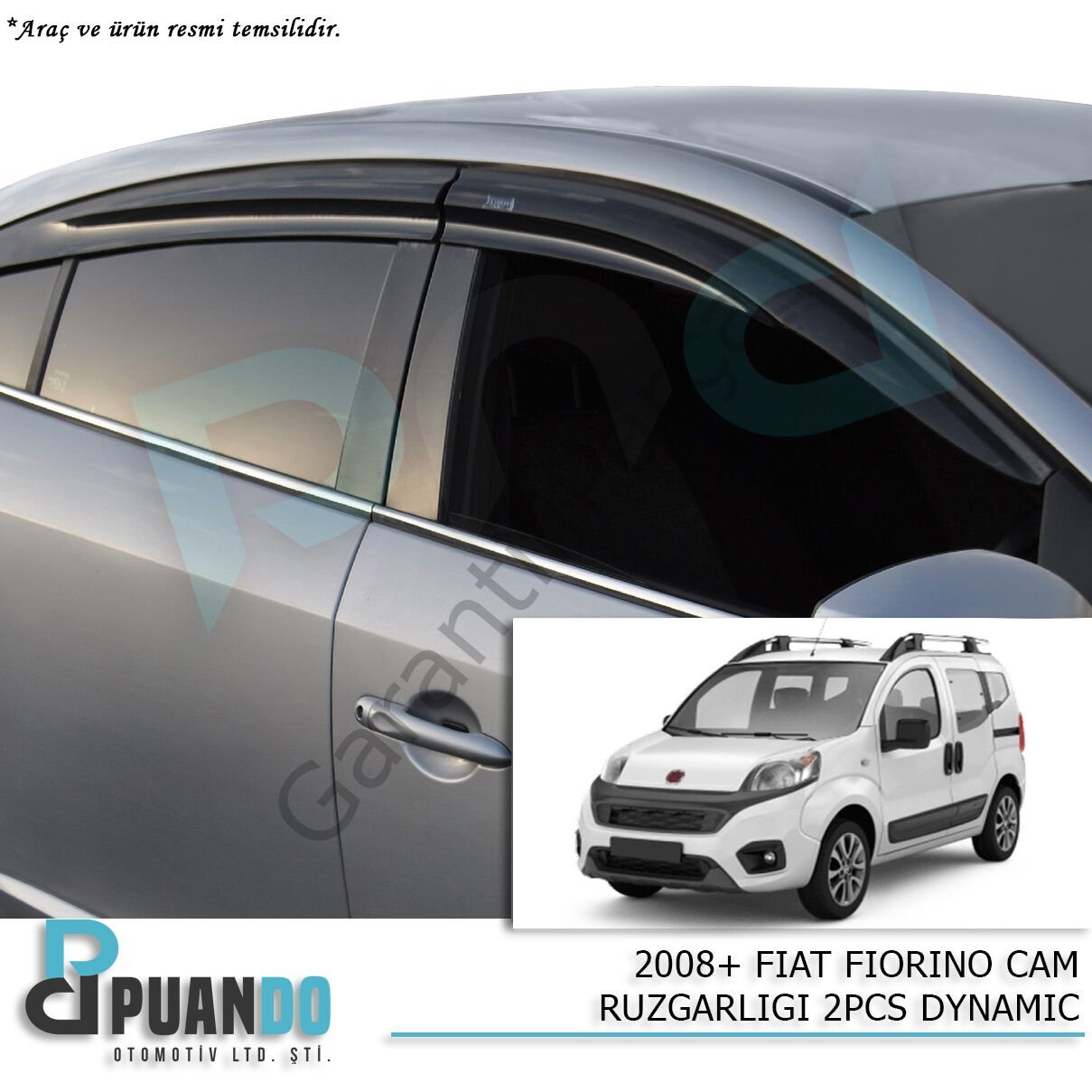 2008+ FIAT FIORINO CAM RUZGARLIGI 2PCS DYNAMIC
