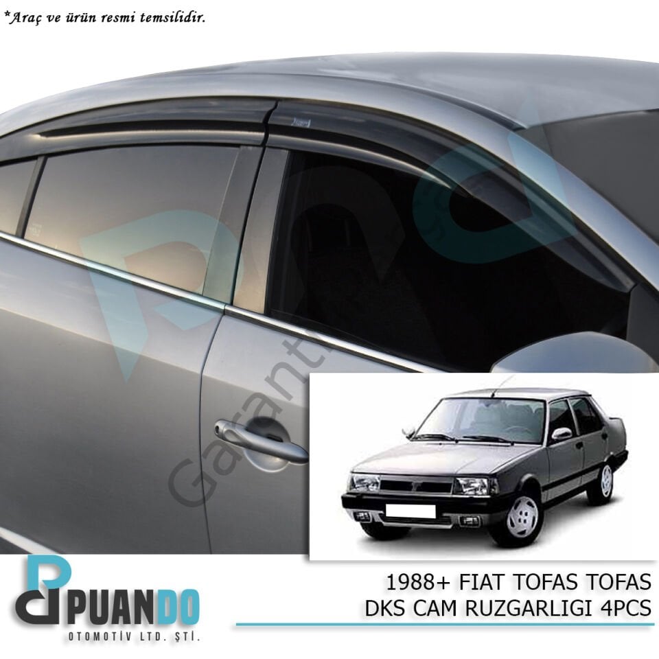 1988+ FIAT TOFAS DKS CAM RUZGARLIGI 4PCS