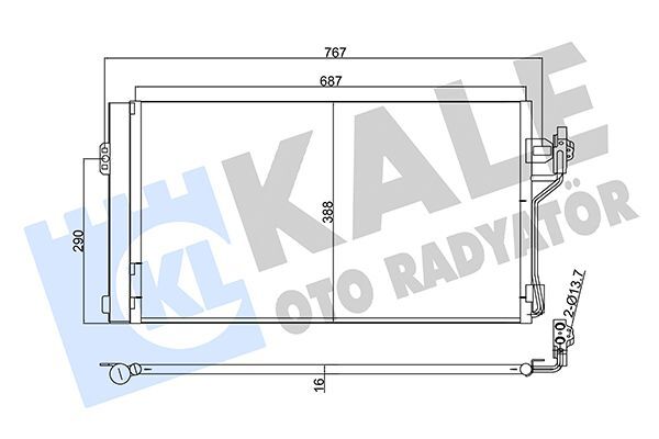 MERCEDES-BENZ 639 VITO VIANO 2004-2011 KLIMA RADYATÖRÜ A6398350800 KALE