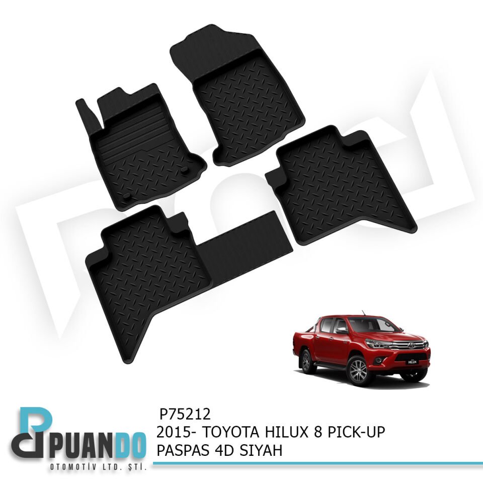 2015- TOYOTA HILUX 8 PICK-UP PASPAS 4D SIYAH
