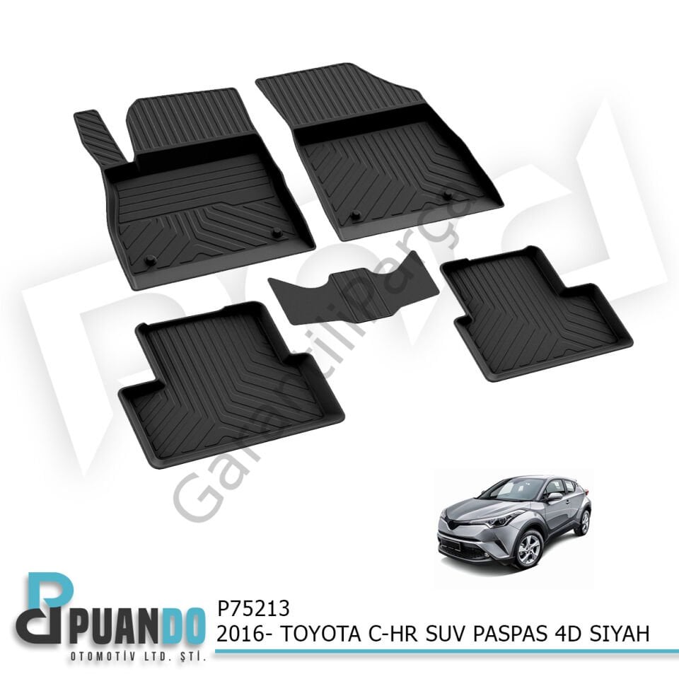 2016- TOYOTA C-HR SUV PASPAS 4D SIYAH