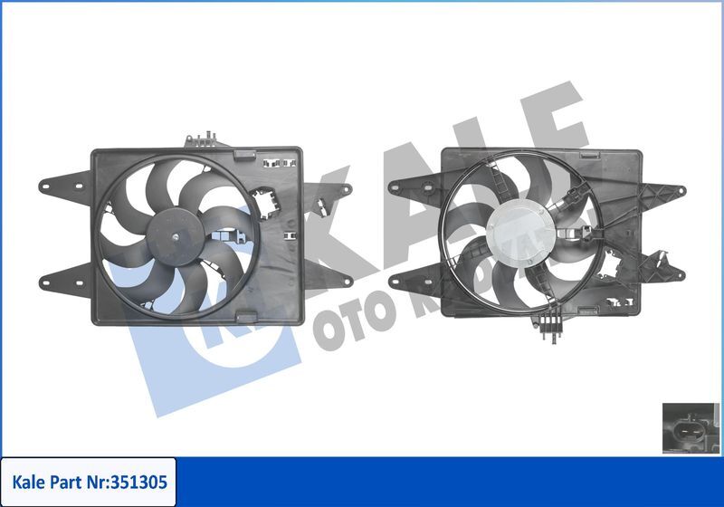 FIAT DOBLO 01- FAN MOTORU 46737733 KALE