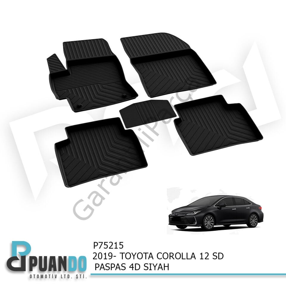 2019- TOYOTA COROLLA 12 SD PASPAS 4D SIYAH