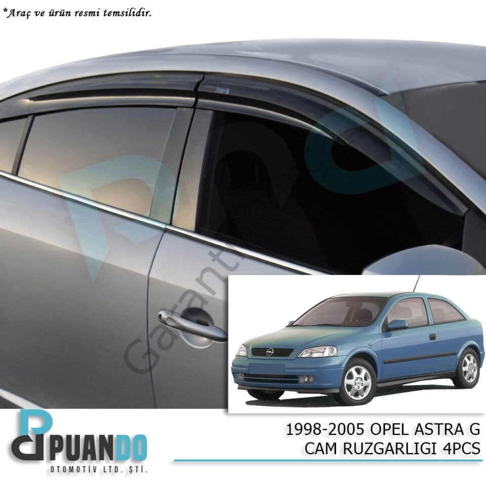 1998-2005 OPEL ASTRA G CAM RUZGARLIGI 4PCS