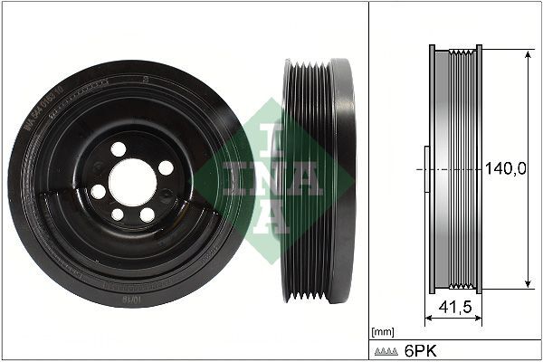 VOLKSWAGEN POLO-CORDOBA-IBIZA-FABIA 99-10 KRANK KASNAGI 045105243D INA