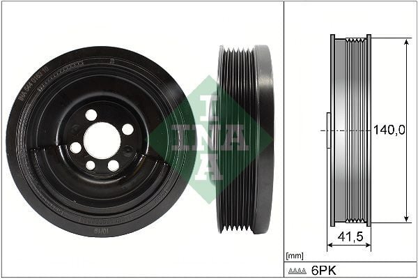 VOLKSWAGEN POLO-CORDOBA-IBIZA-FABIA 99-10 KRANK KASNAGI 045105243D INA