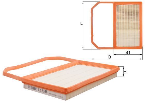 VOLKSWAGEN POLO-IBIZA-FABIA 14- HAVA FILTRESI 04C129620C MAHLE