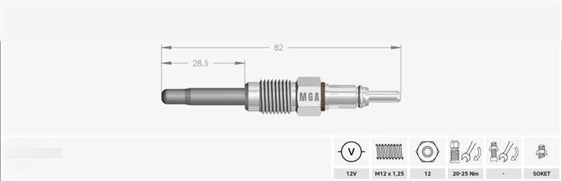 FIAT ALFA ROMEO 145-147-156 97-03 KIZDIRMA BUJISI 71713981 BSG