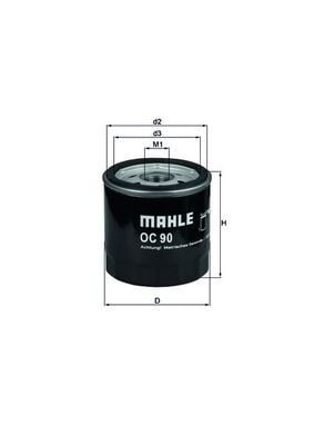 OPEL ASTRA F ASTRA G CORSA B CORSA C VECTRA B VECTRA C 96-04 YAG FILTRESI 650104 MAHLE