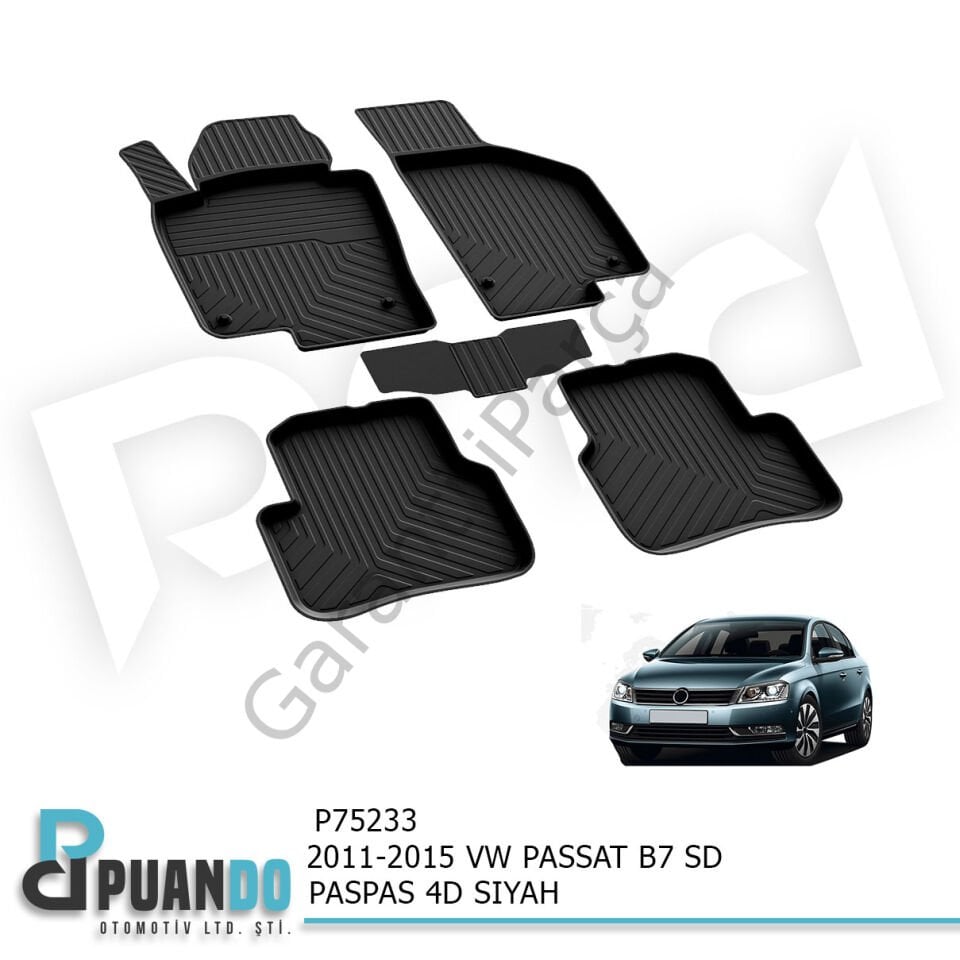 2011-2015 VW PASSAT B7 SD PASPAS 4D SIYAH