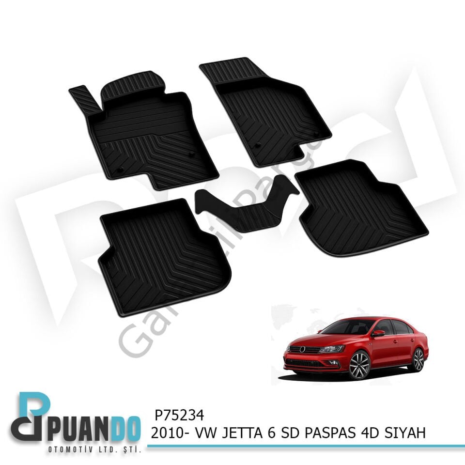 2010- VW JETTA 6 SD PASPAS 4D SIYAH