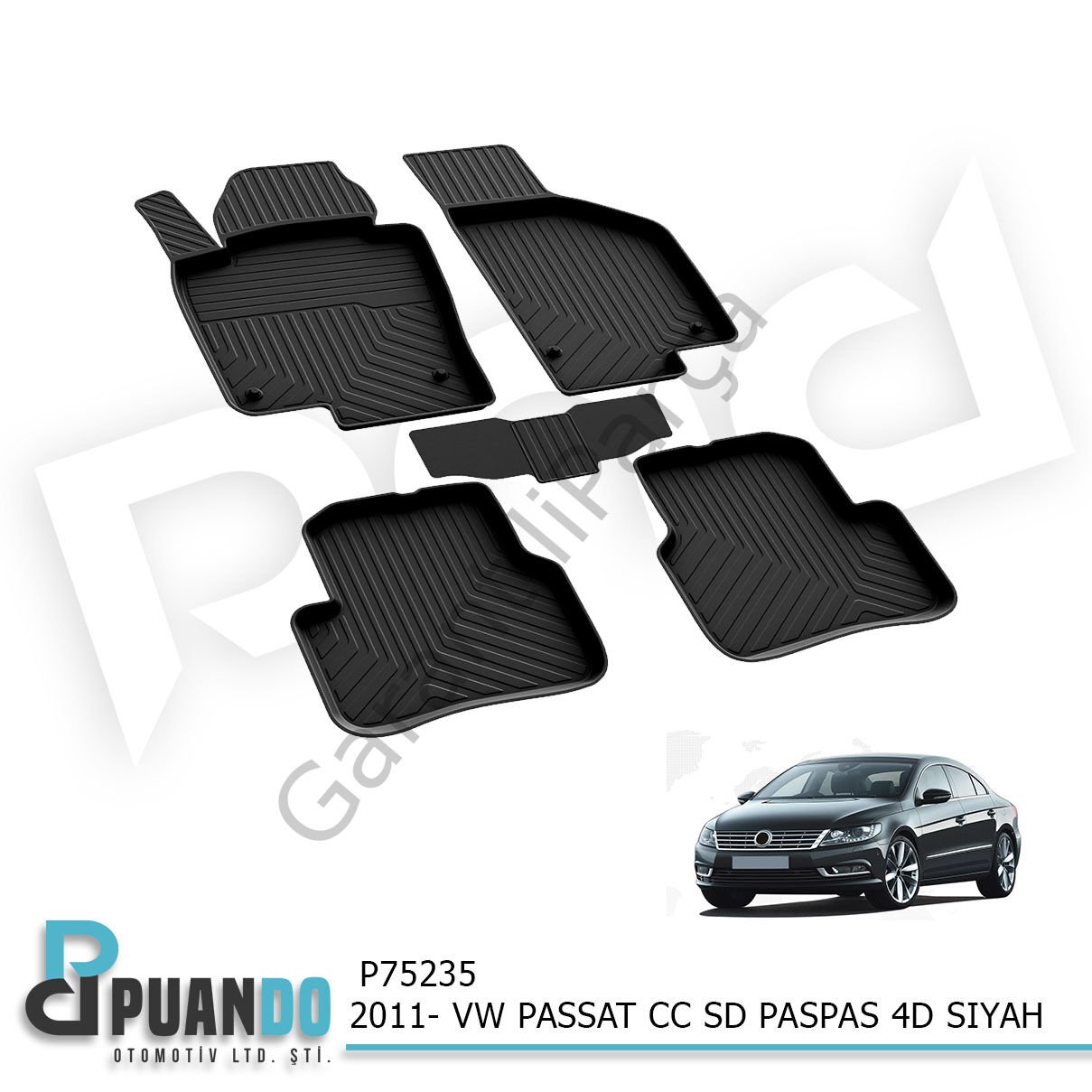 2011- VW PASSAT CC SD PASPAS 4D SIYAH