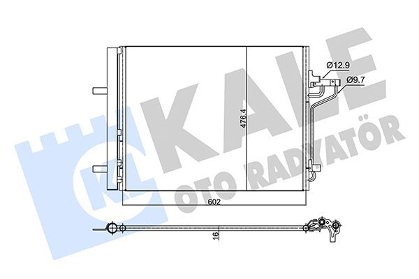 FORD KUGA II / CONNECT 15- KLIMA RADYATÖRÜ DV61 19710 BE KALE