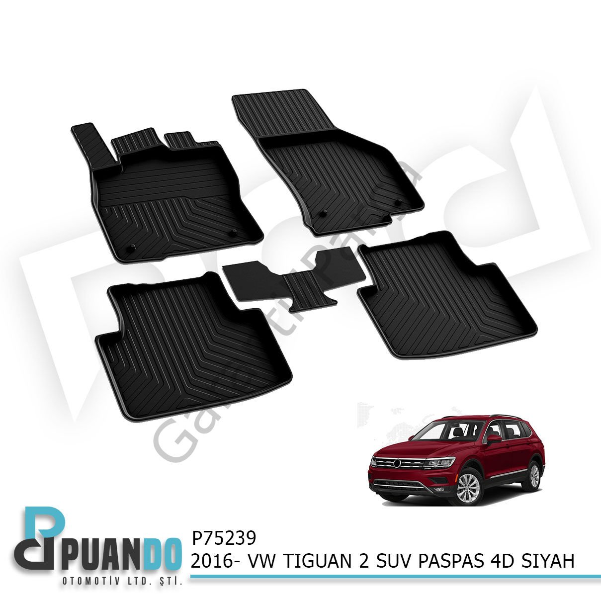 2016-2022 VW TIGUAN 2 SUV PASPAS 4D SIYAH