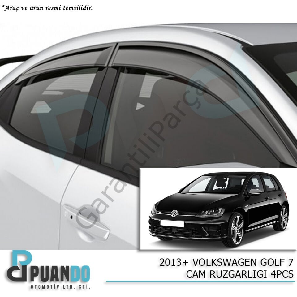 2013+ VOLKSWAGEN GOLF 7-8 CAM RUZGARLIGI 4PCS