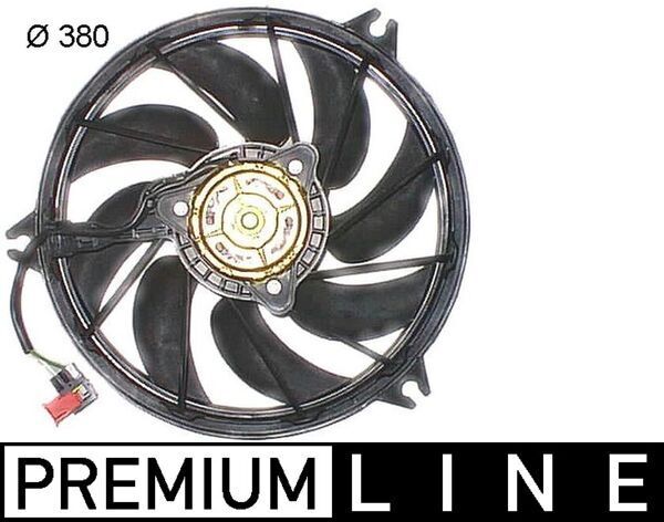PEUGEOT 206/206+ 99- FAN MOTORU 1253.R7 BEHR