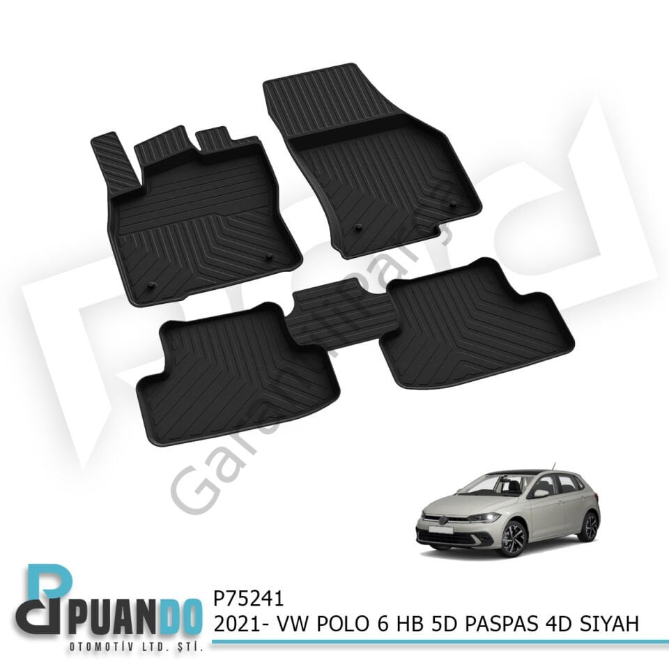 2021- VW POLO 6 HB 5KP PASPAS 4D SIYAH