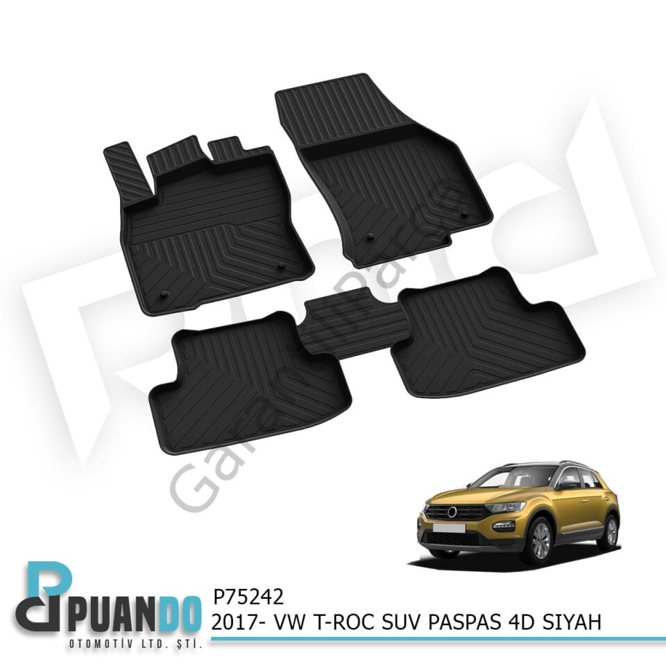 2017- VW T-ROC SUV PASPAS 4D SIYAH