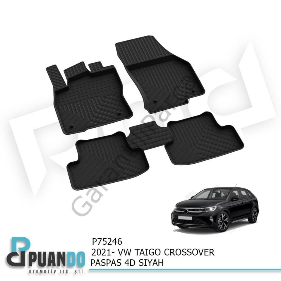 2021- VW TAIGO CROSSOVER PASPAS 4D SIYAH