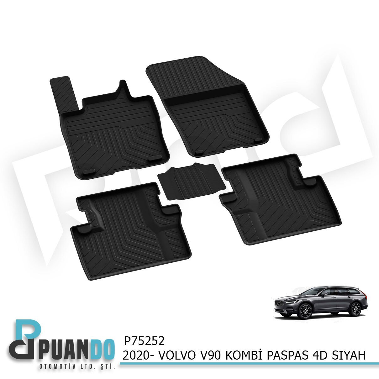 2020- VOLVO V90 Kombi PASPAS 4D SIYAH