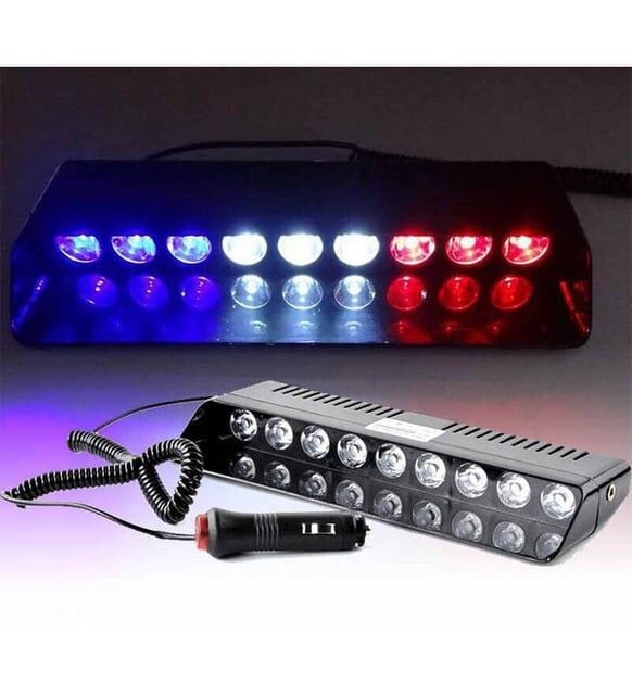 VANTUZLU ÇAKAR 12 LED KIRMIZI MAVİ BEYAZ