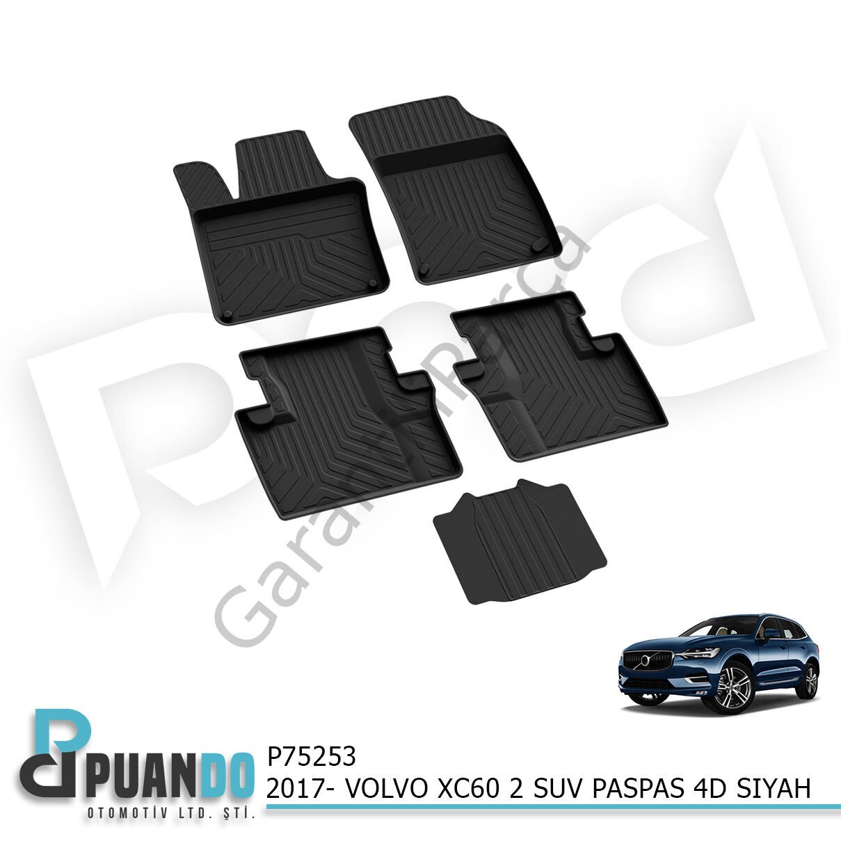 2017- VOLVO XC60 2 SUV PASPAS 4D SIYAH