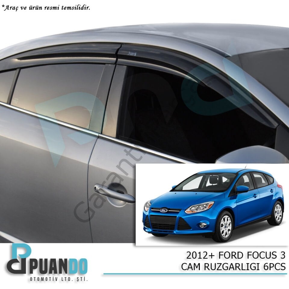 2012+ FORD FOCUS 3 CAM RUZGARLIGI 6PCS