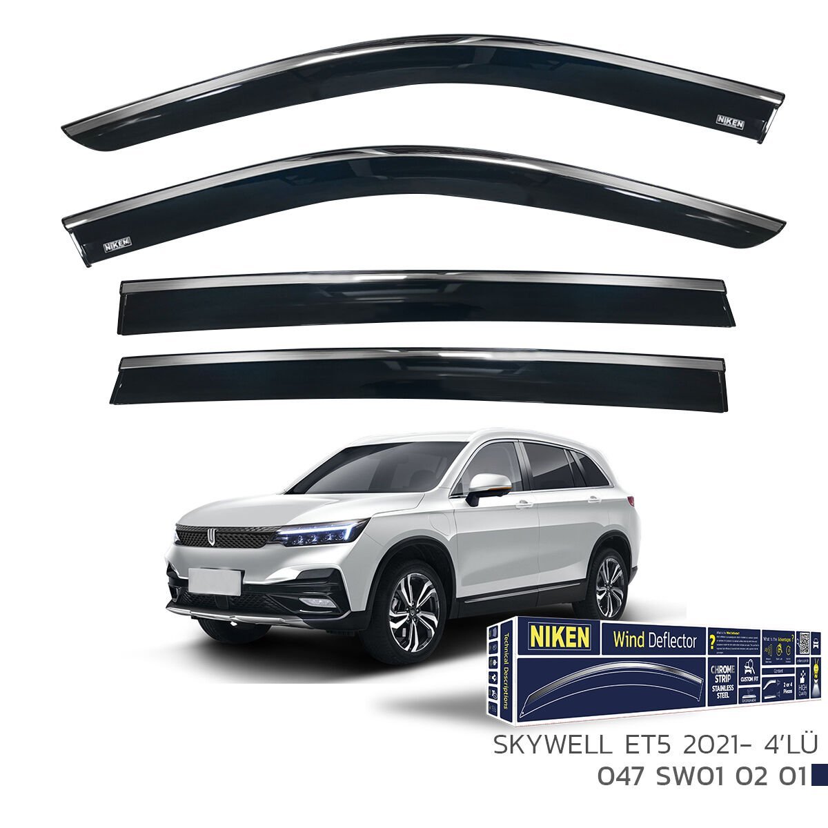 VW TAIGO 2021- KROMLU CAM RÜZGARLIĞI 4LÜ