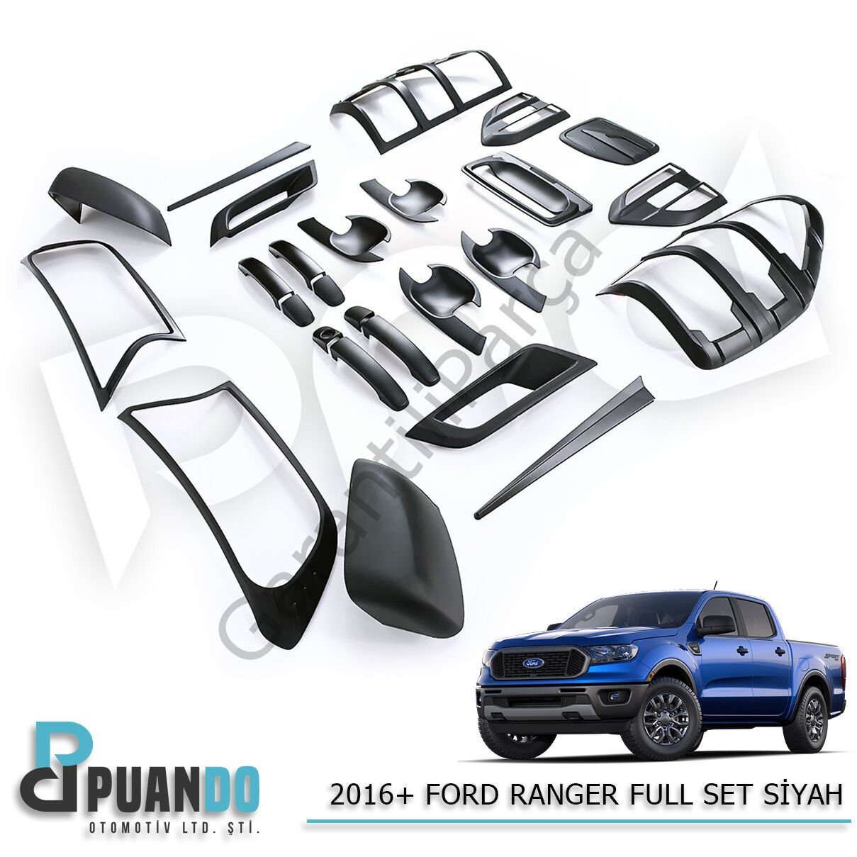 2016+ FORD RANGER FULL SET SIYAH