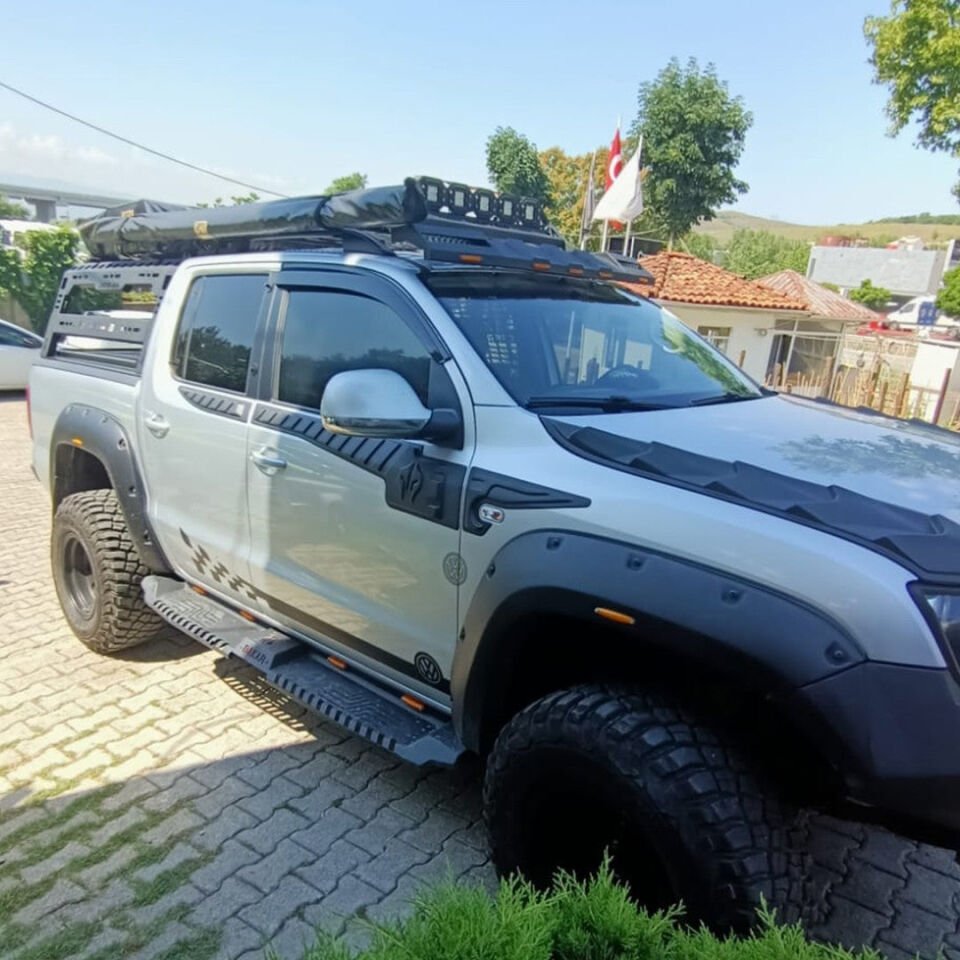 Volkswagen Amarok 2010-2022 Yıl Aralığı Uyumlu Yarasa Kapı Kaplama 6 Parça