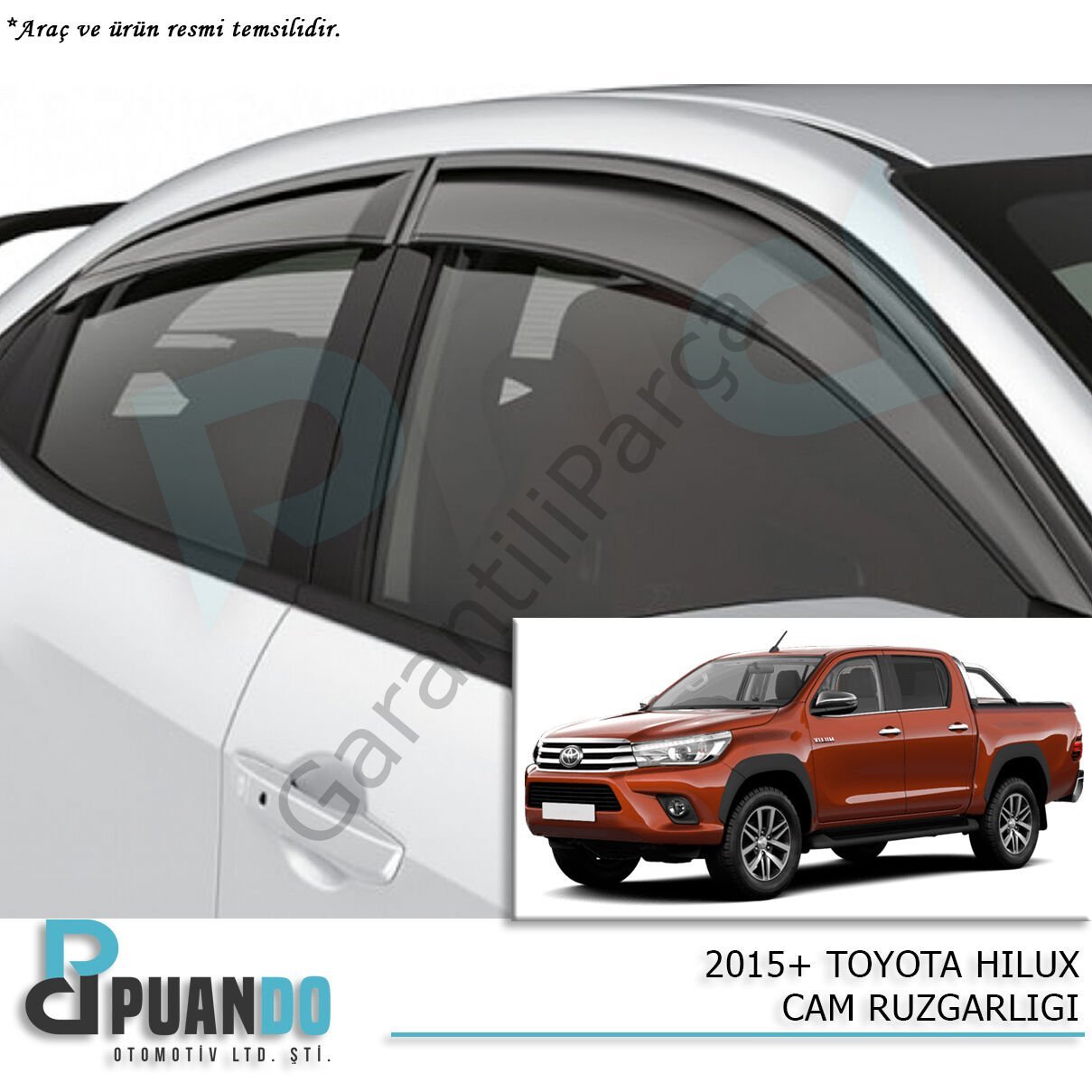 2015+ TOYOTA HILUX CAM RUZGARLIGI