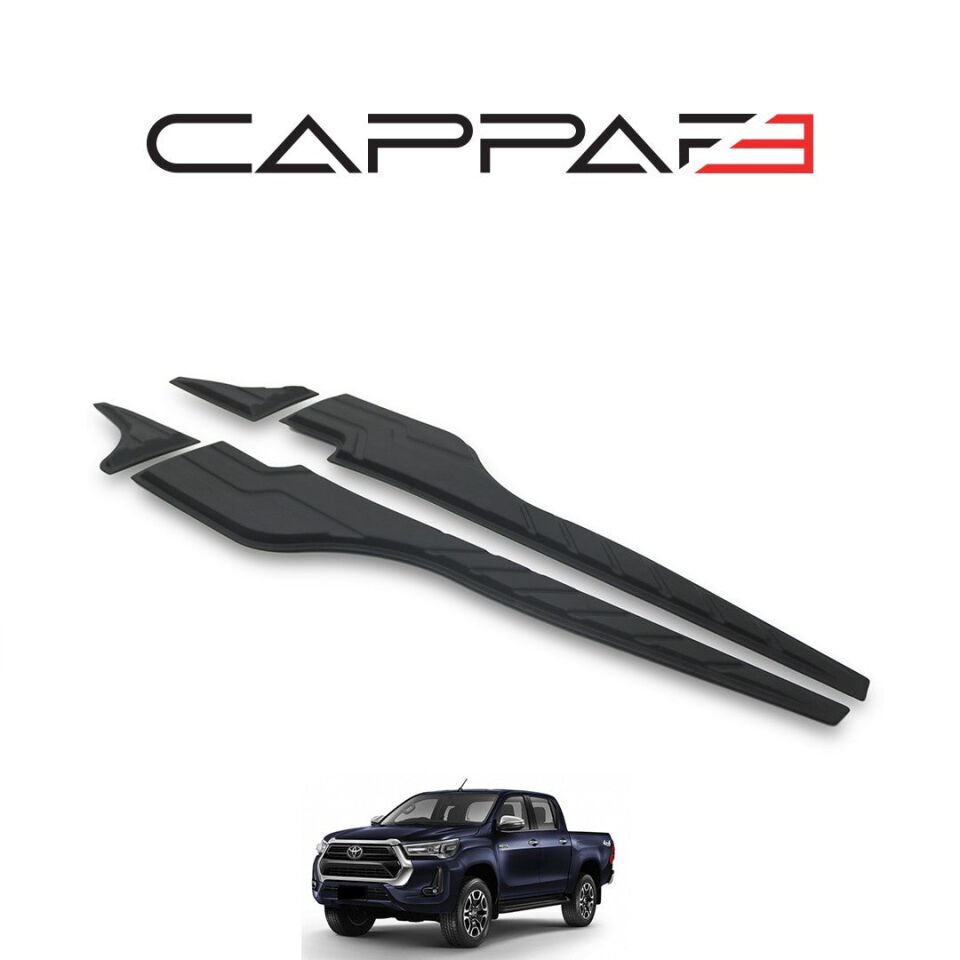 Toyota Hilux 2015-2020 Yıl Aralığı Uyumlu Yarasa Kapı Kaplama 4 Parça
