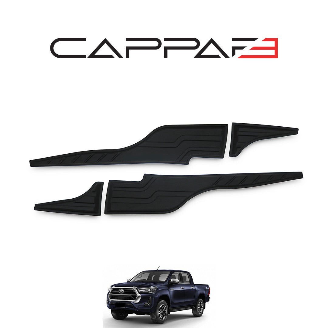 Toyota Hilux 2015-2020 Yıl Aralığı Uyumlu Yarasa Kapı Kaplama 4 Parça