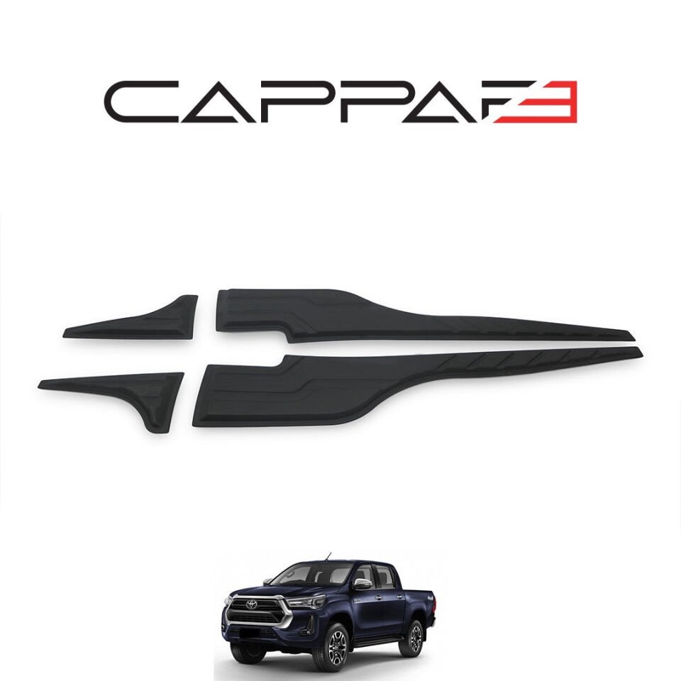 Toyota Hilux 2015-2020 Yıl Aralığı Uyumlu Yarasa Kapı Kaplama 4 Parça