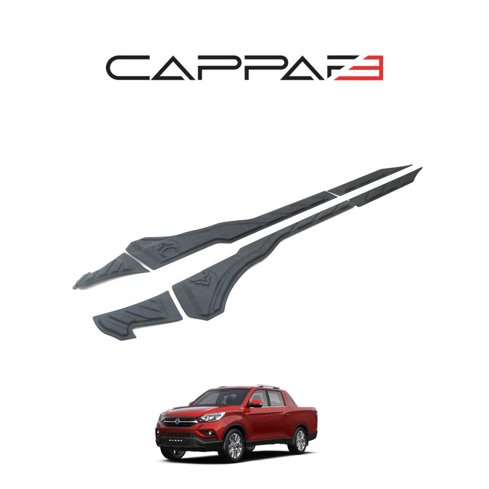 Ssangyong Musso 2018-2021 Yıl Aralığı Uyumlu Yarasa Kapı Kaplama 6 Parça