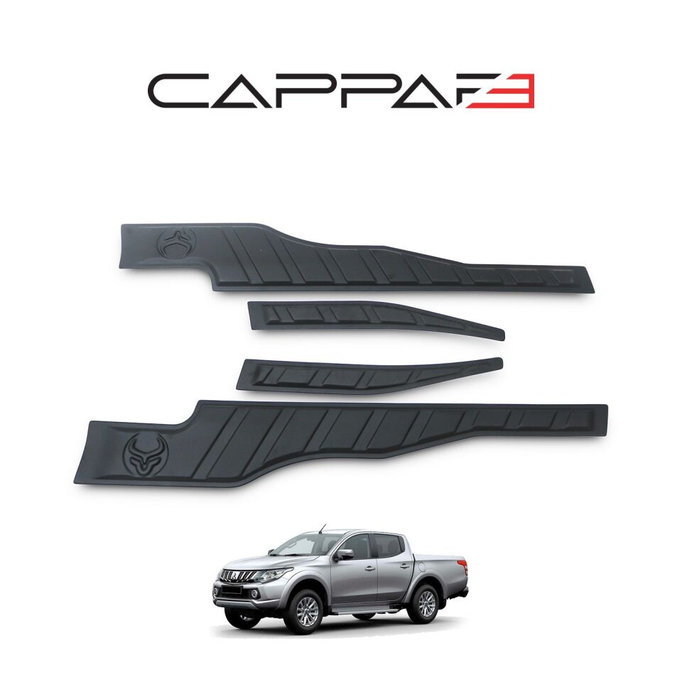 Mitsubishi L200 2015-2019 Yıl Aralığı Uyumlu Yarasa Kapı Kaplama 4 Parça