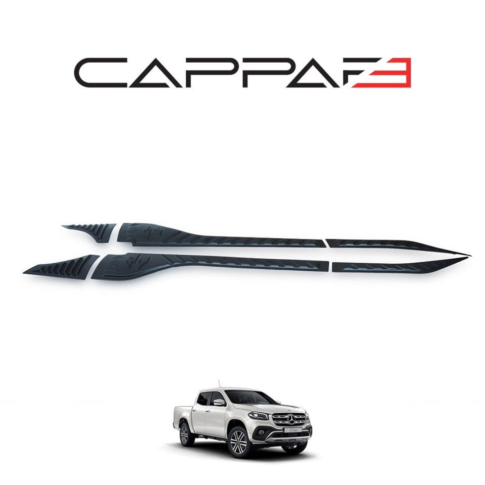 Mercedes X-Class 2017- Yılı ve Sonrası Uyumlu Yarasa Kapı Kaplama 6 Parça