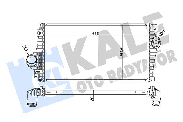 OPEL EPICA 07-11 TURBO RADYATÖRÜ 96436138 KALE