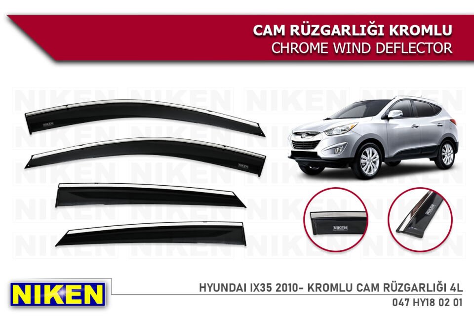 HYUNDAI IX35 2010- KROMLU CAM RÜZGARLIĞI 4L