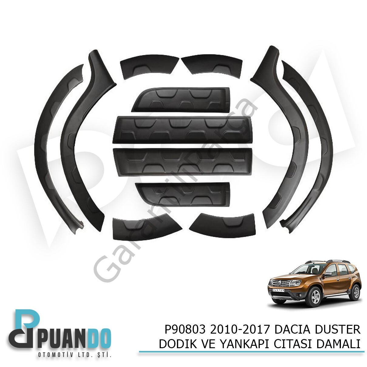 2010-2017 DACIA DUSTER DODIK VE YANKAPI CITASI DAM