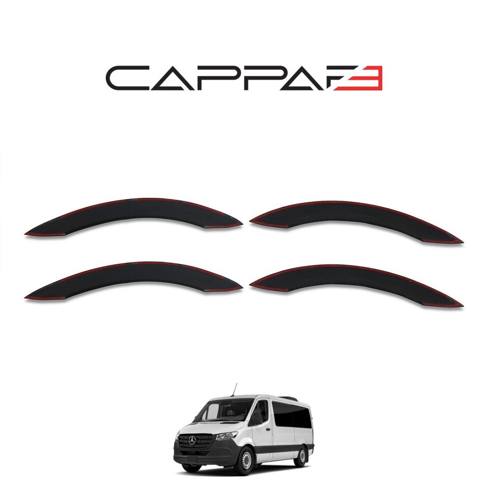 Mercedes Sprinter 2018- Yılı ve Sonrası Uyumlu Çamurluk Dodik 4 Parça