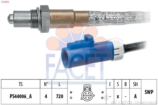 FORD MONDEO 07-15 EGZOS SENSÖRÜ 6G91 9G444 DB BOSCH