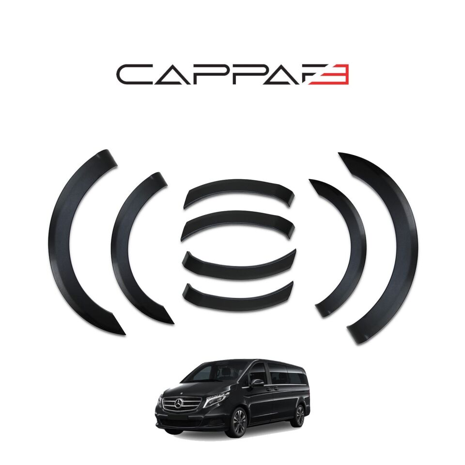 Mercedes V-Class 2019- Yılı ve Sonrası Uyumlu Çamurluk Dodik 8 Parça