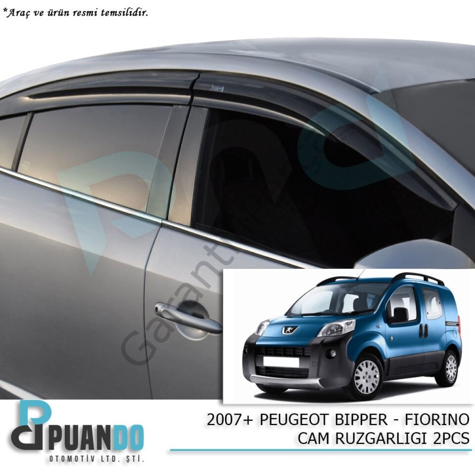 2007+ PEUGEOT BIPPER - FIORINO CAM RUZGARLIGI 2PCS