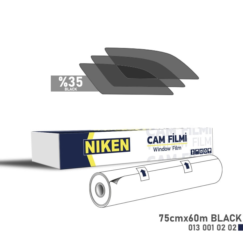 CAM FİLMİ 75*60 MT BLACK NIKEN