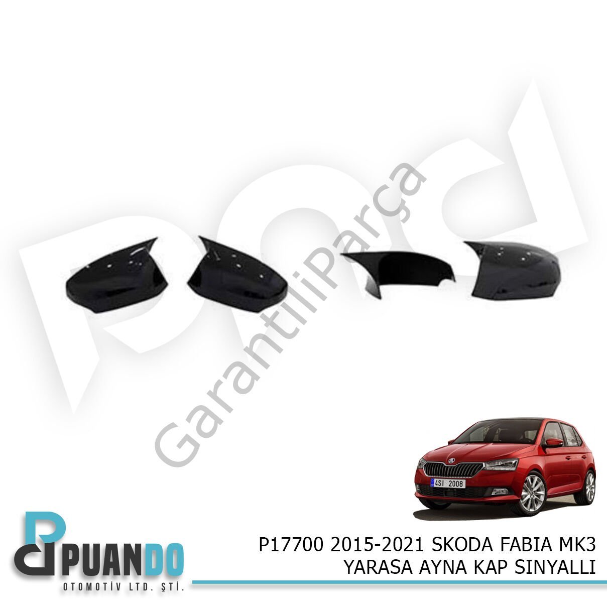 2015-2021 SKODA FABIA MK3 YARASA AYNA KAP SINYALLI