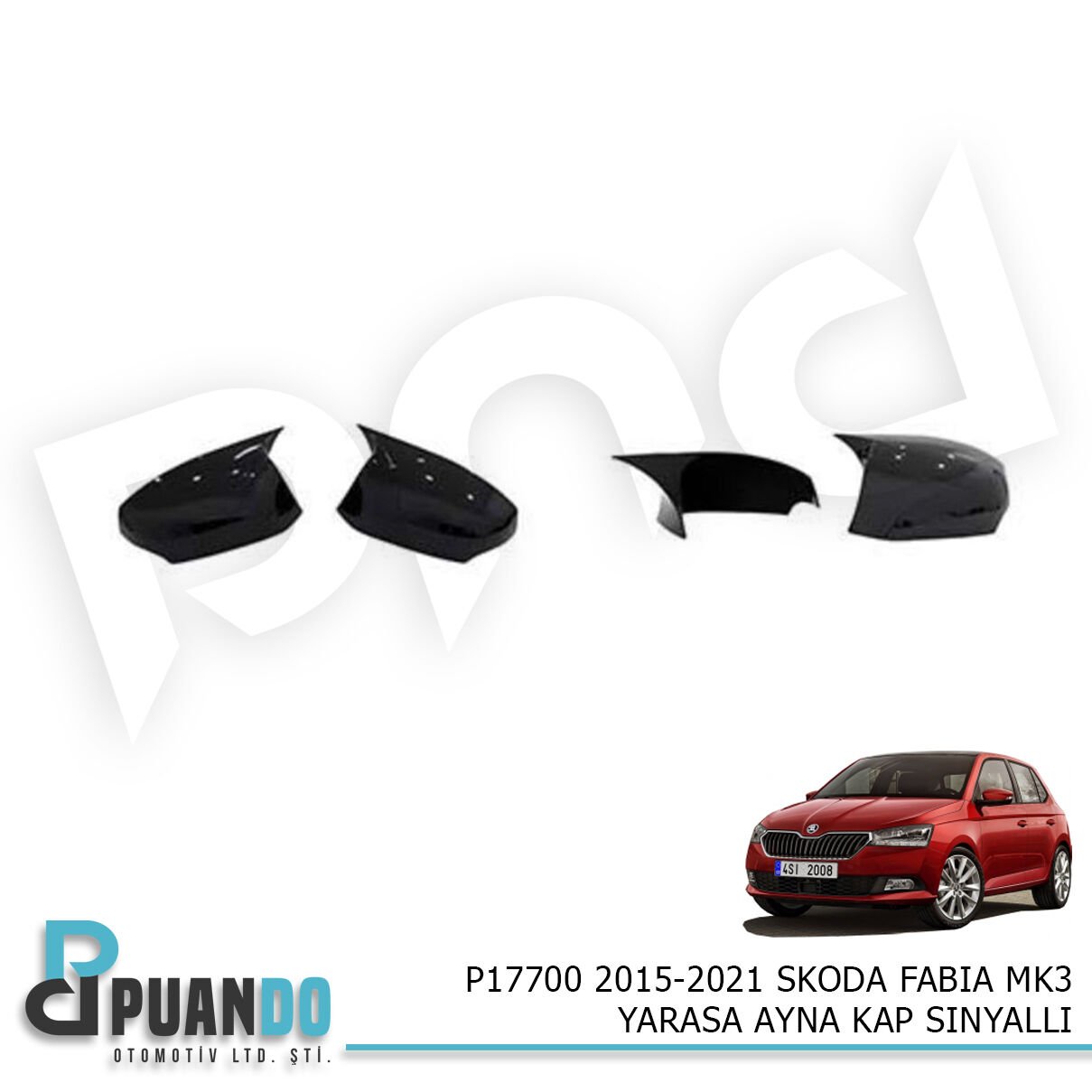 2015-2021 SKODA FABIA MK3 YARASA AYNA KAP SINYALLI