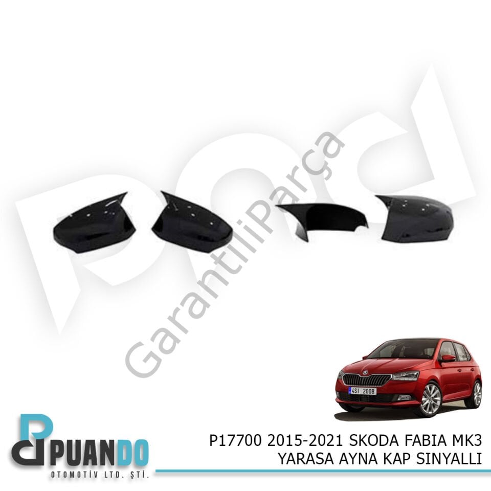 2015-2021 SKODA FABIA MK3 YARASA AYNA KAP SINYALLI