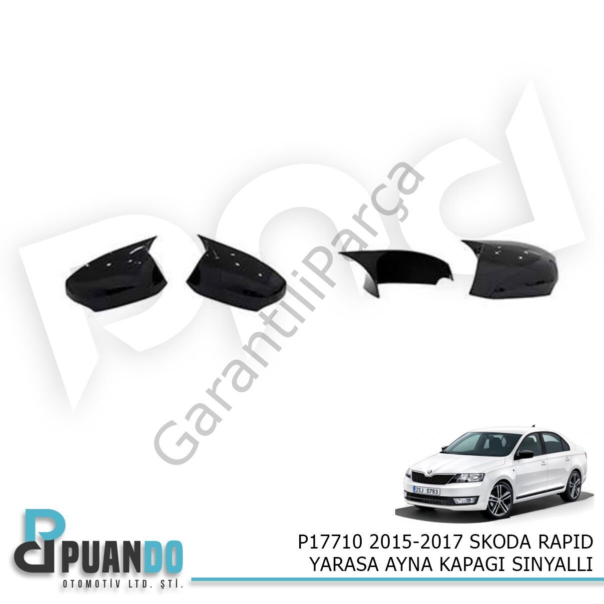 2015-2017 SKODA RAPID YARASA AYNA KAPAGI SINYALLI