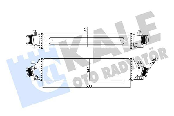 FIAT ALFA GIULIETTA 10- TURBO RADYATÖRÜ 50514486 KALE